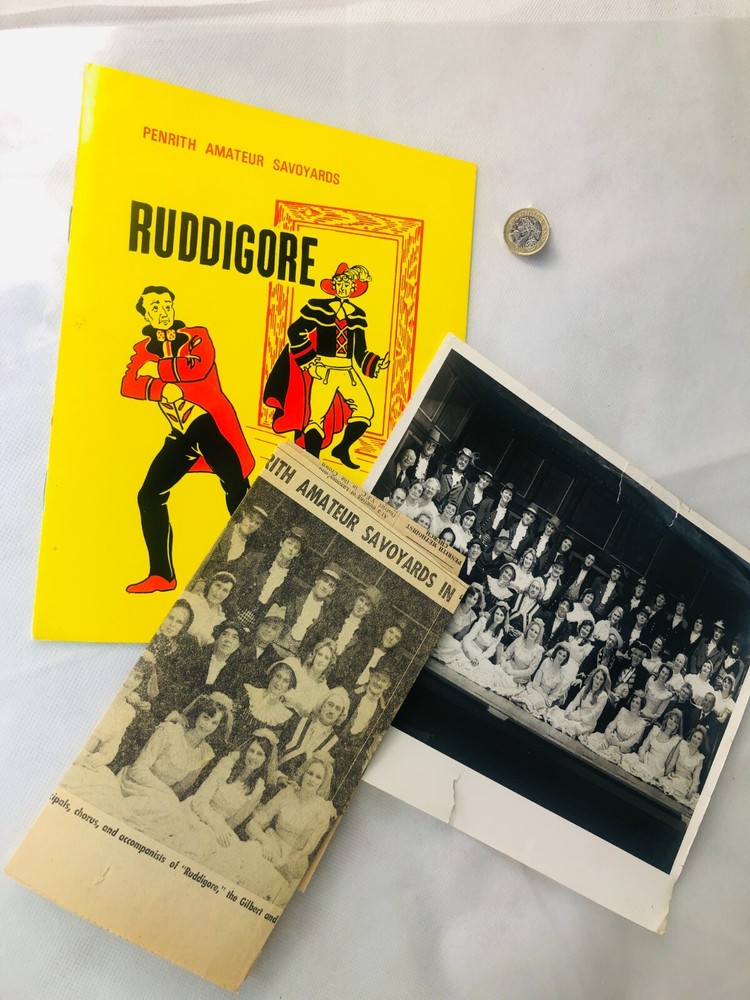 Theatre Programme Ruddigore Vintage ra