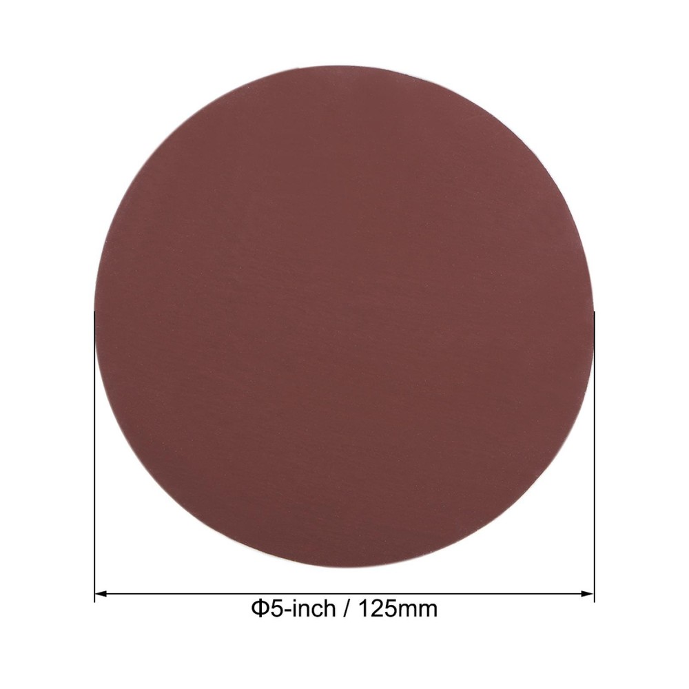 10pcs 5" PSA Sanding Disc Adhesive Back Sandpapers Aluminum Oxide 40-2000 Grit