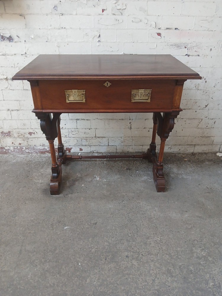 Victorian Mahogany Writing And Reading Desk,