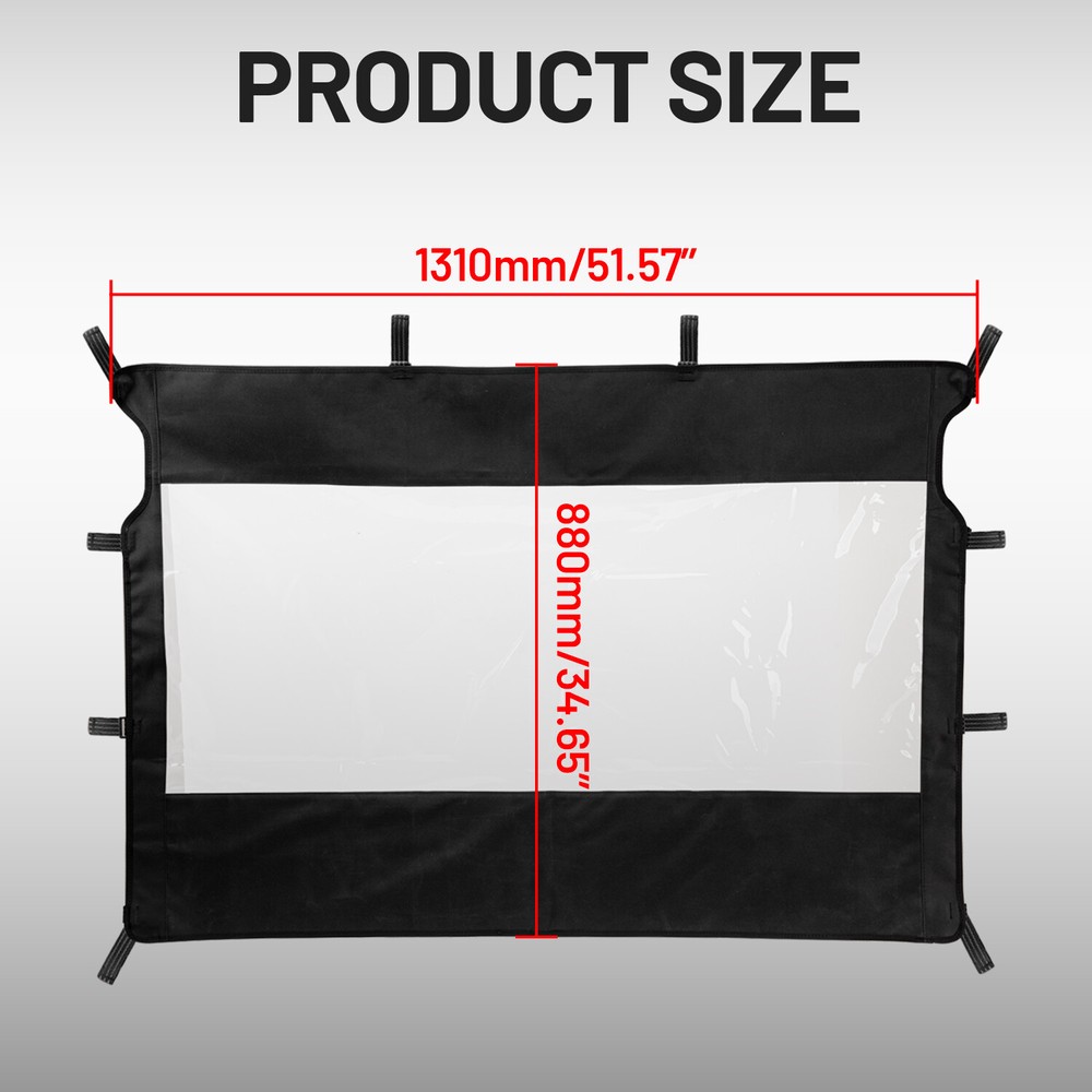 Rear Window Soft Windshield Windscreen For Massimo MSU 500 2010 2015 2016 2017