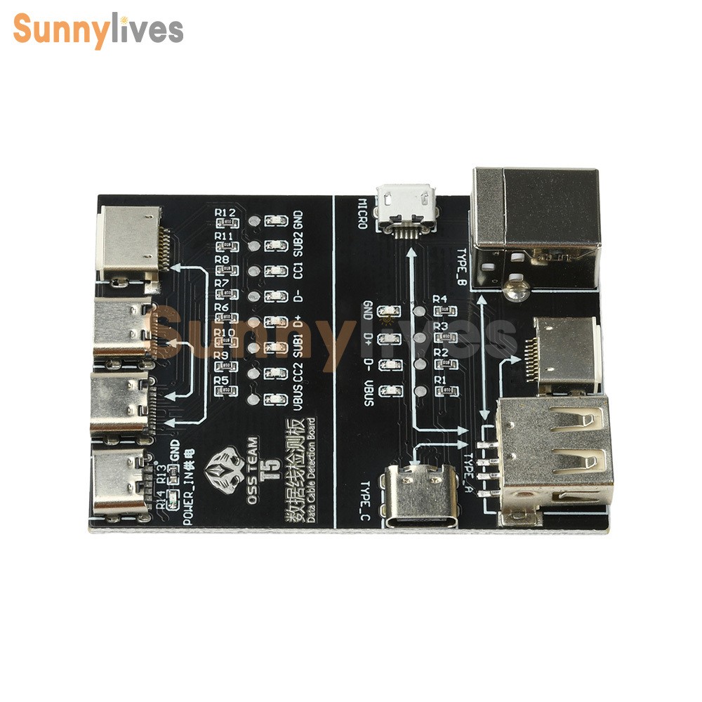 T5 Multifunctional Interface Cable Detection Module Data Cable abnormal testing