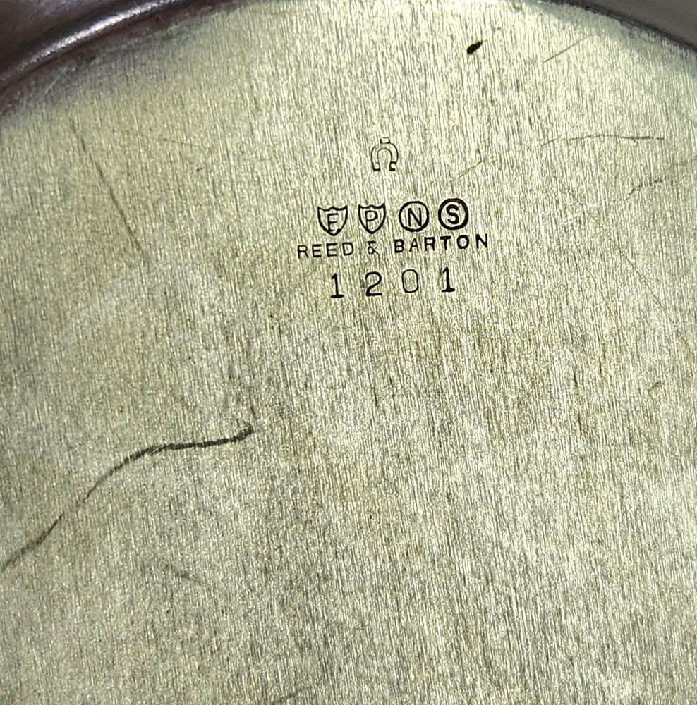 Reed & Barton Large Round Serving Bowl 1201