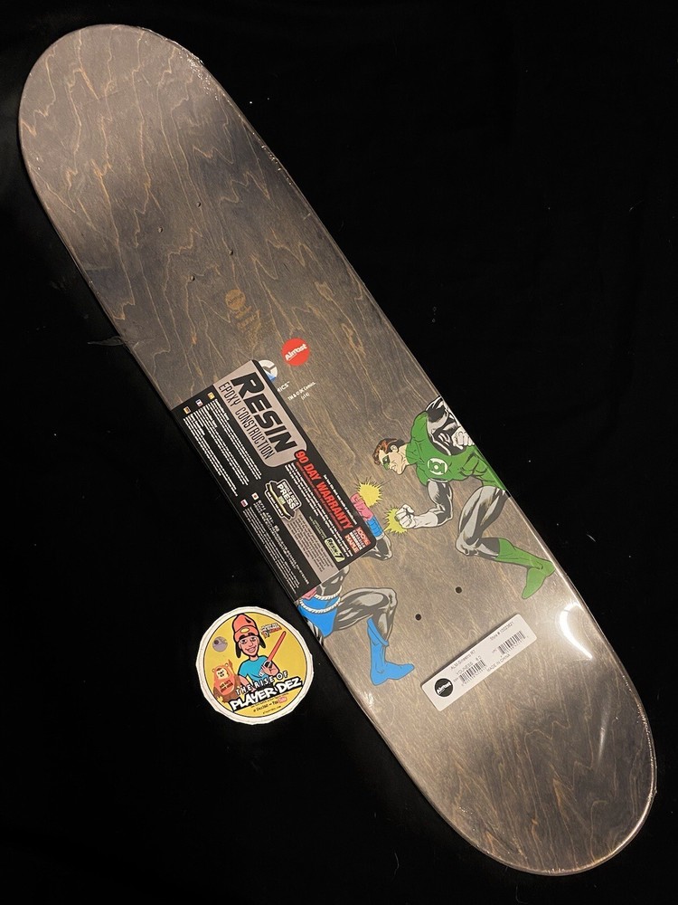 RARE Sinistro Youness Almost DC Comics Skateboard Deck Matte Grey Marvel