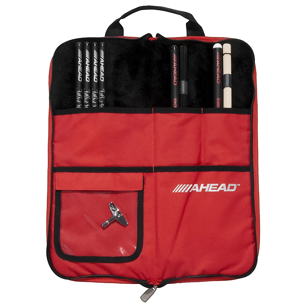 Ahead Deluxe Stick Bag Black with Red