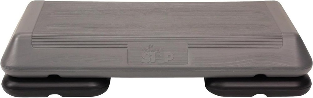 Exercise Step Platform Durable High Density Polyethylene Compact with Risers