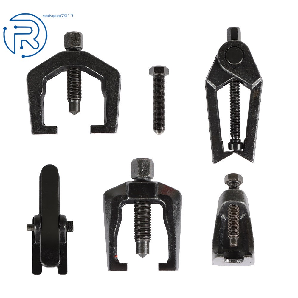 Front End Service Ball Joint Separator Pitman Arm Tie Rod Puller Tool Kit 5pcs