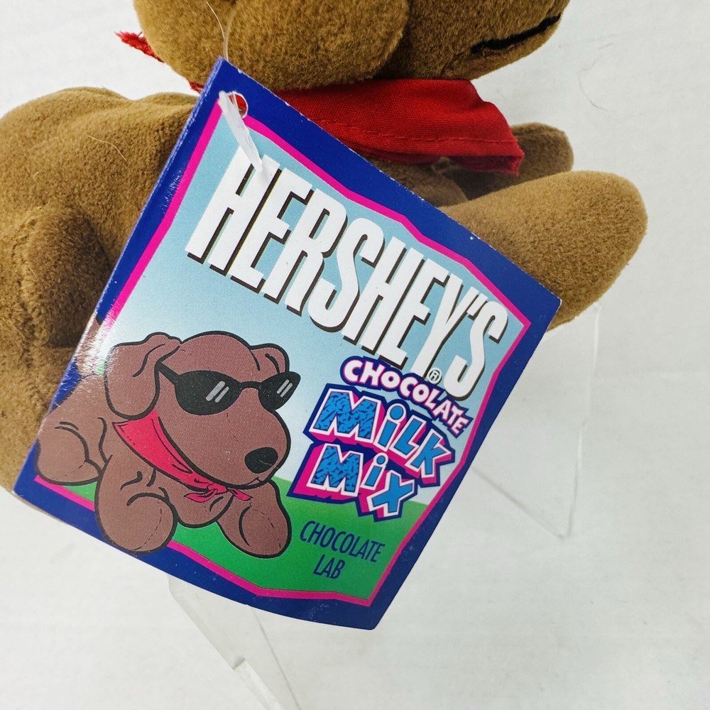 Hershey Plush Dog Chocolate Milk Mix HTF