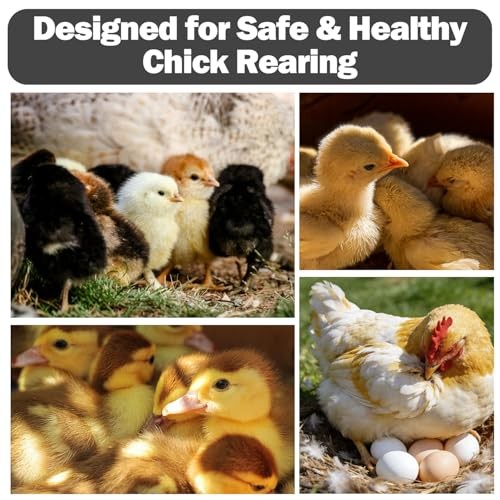 Chicken Brooder Box for Chicks, Pop Up Chick Starter Kit Brooder Pen with