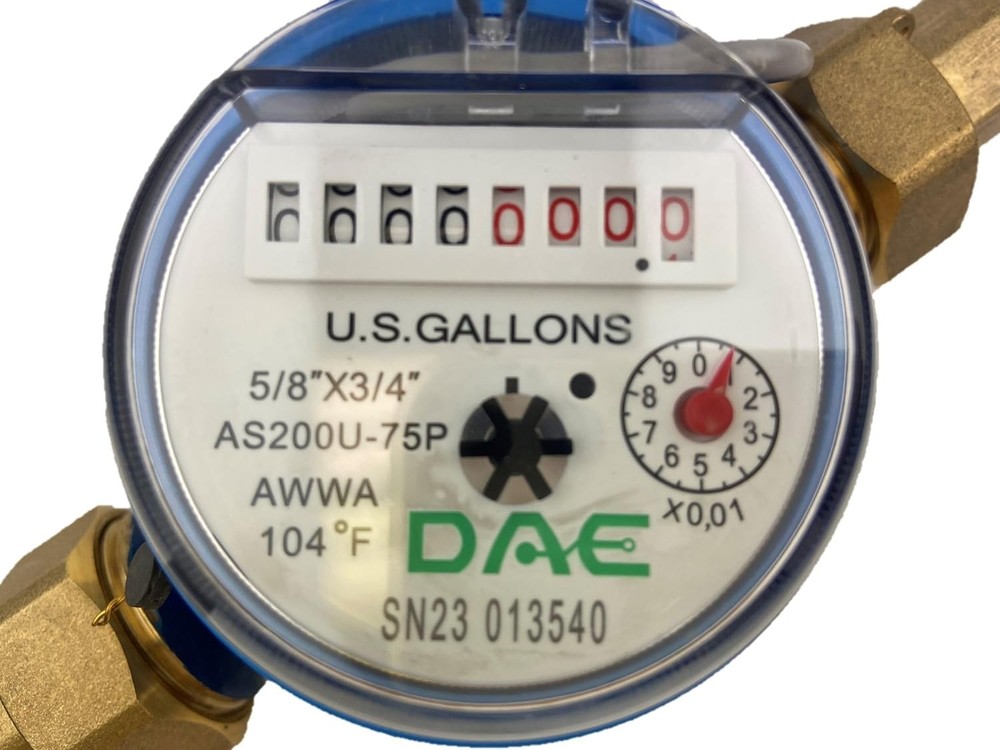 3/4 Inch Water Meter with Pulse Output