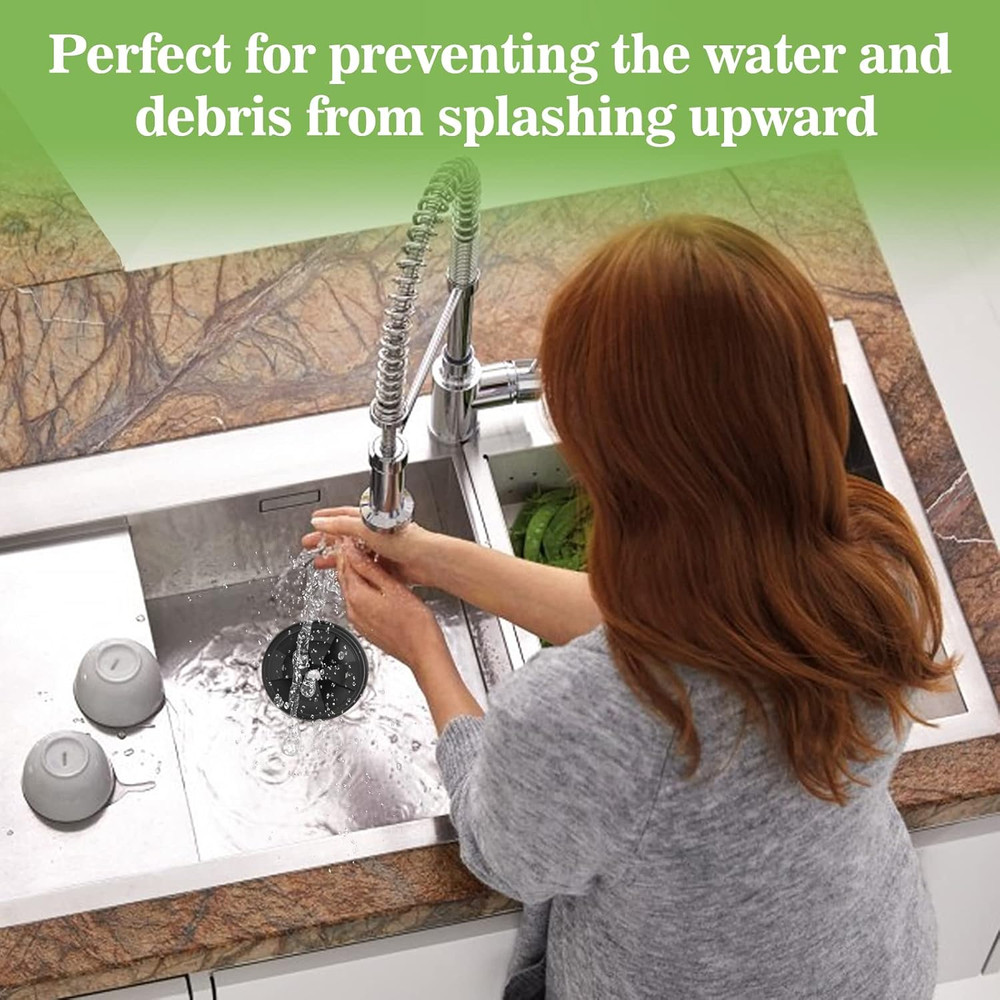 Garbage Disposal Splash Guards, 3 3/8" for Insinkerator Evolution Series, Quiet