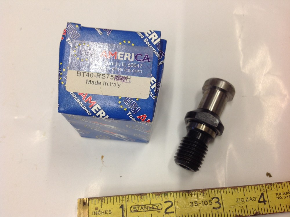 ERI America BT40-RS75H CNC Retention Pull Stud NEW. bb3 shelf box155
