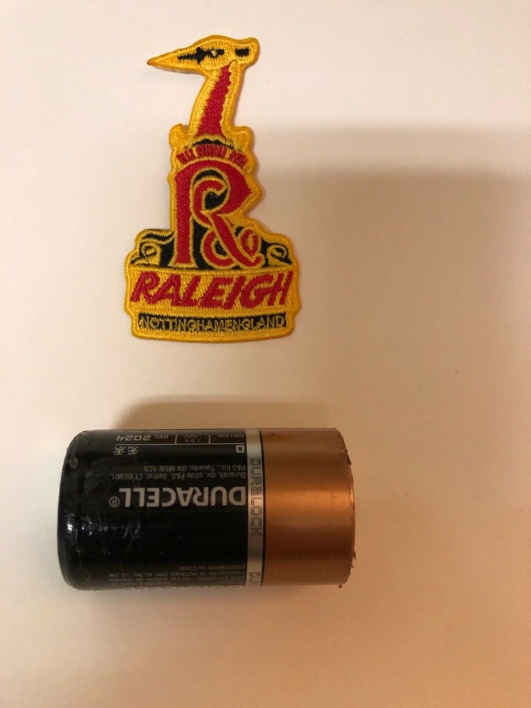 RALEIGH BICYCLE HEADBADGE PATCH BICYCLE patch SEW ON - IRON ON HERON