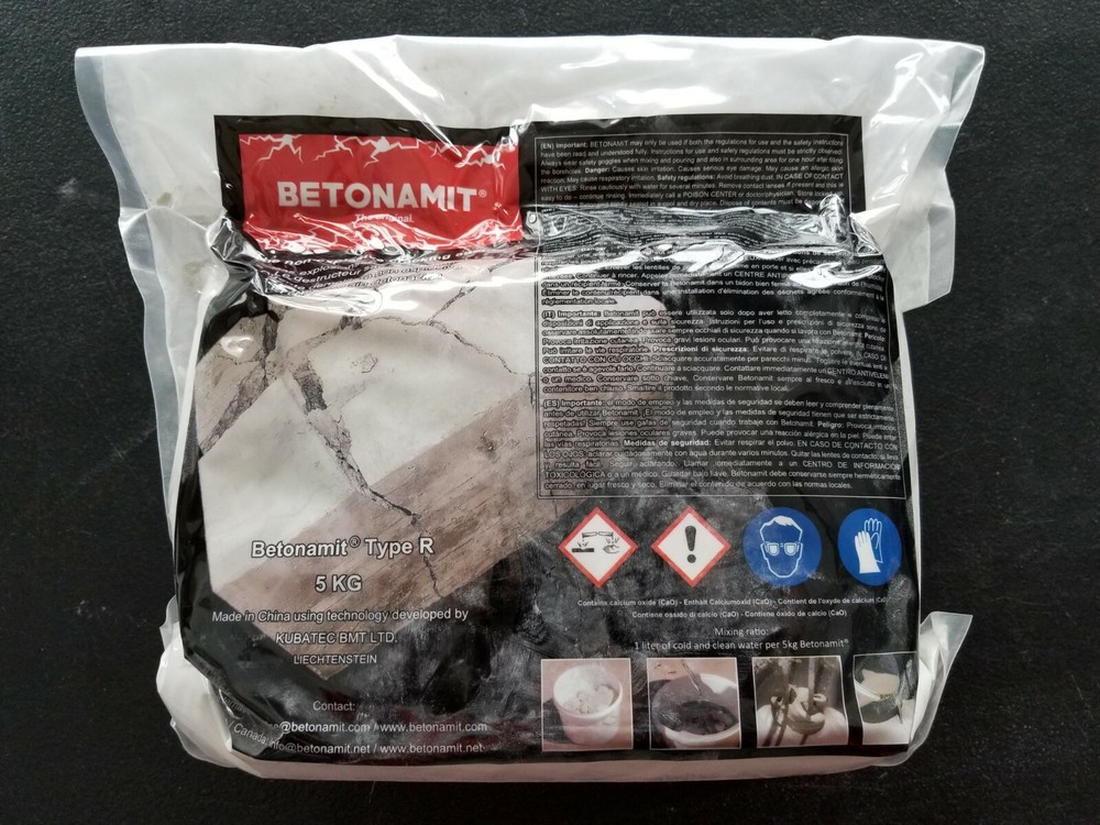 Betonamit - Non-explosive cracking agent - 5 KG