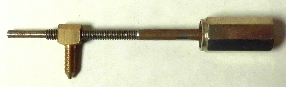 NOS German Made Cello Bow Screws w/ Plain Eye & 3 Part Ebony Ring Button