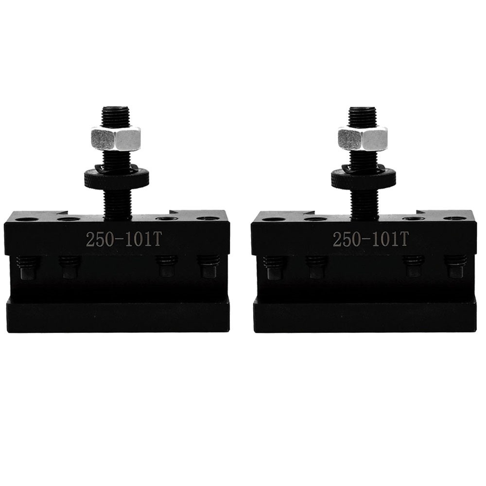 For Lathe 6 - 12" Plus 2 Extra Tool Holder AXA 250-111 Wedge Tool Post Set