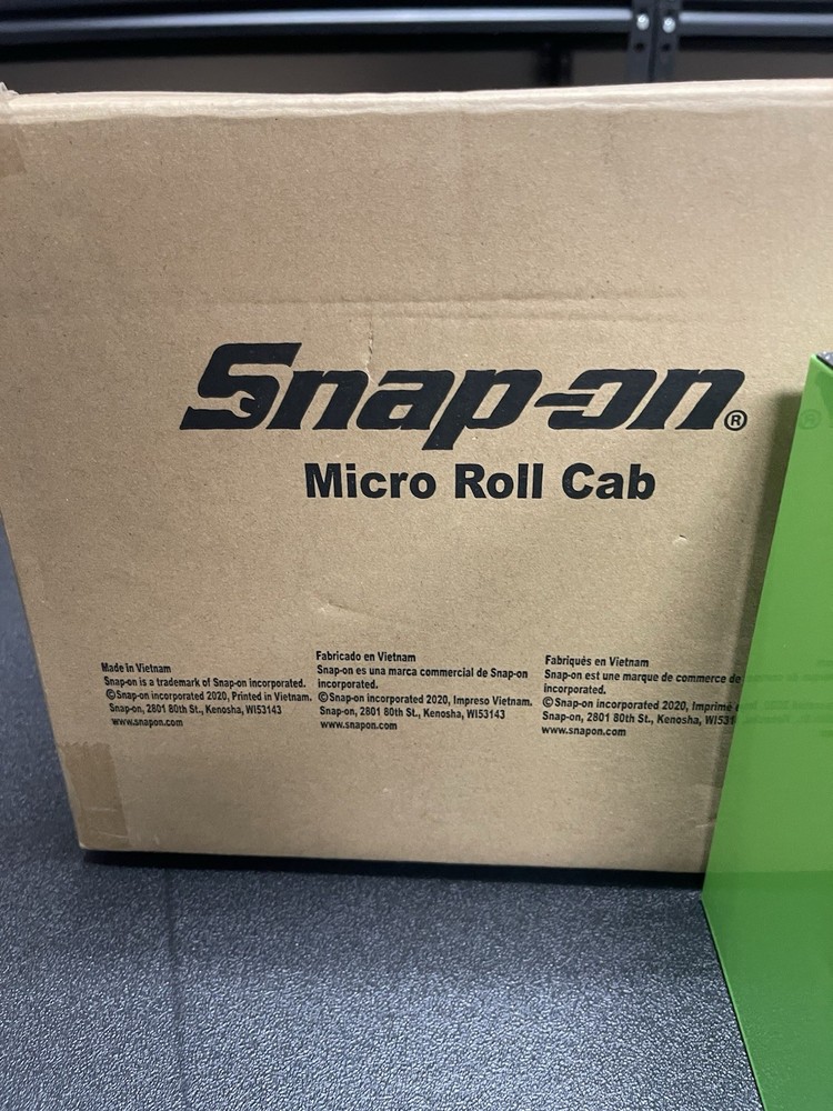Snap-On Tools Green Micro Mini Tool Box Bottom Chest Jewelry Organizer Small