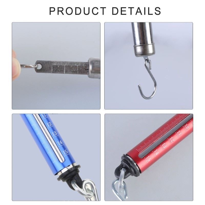 Portable Mechanical Spring Scale Cylinder Balance With Hanging Hook Dynamometer