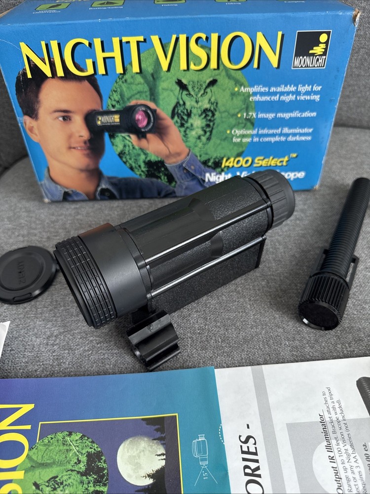 Moonlight Night Vision 1400 Select Tested/Works Includes Case And Manuals