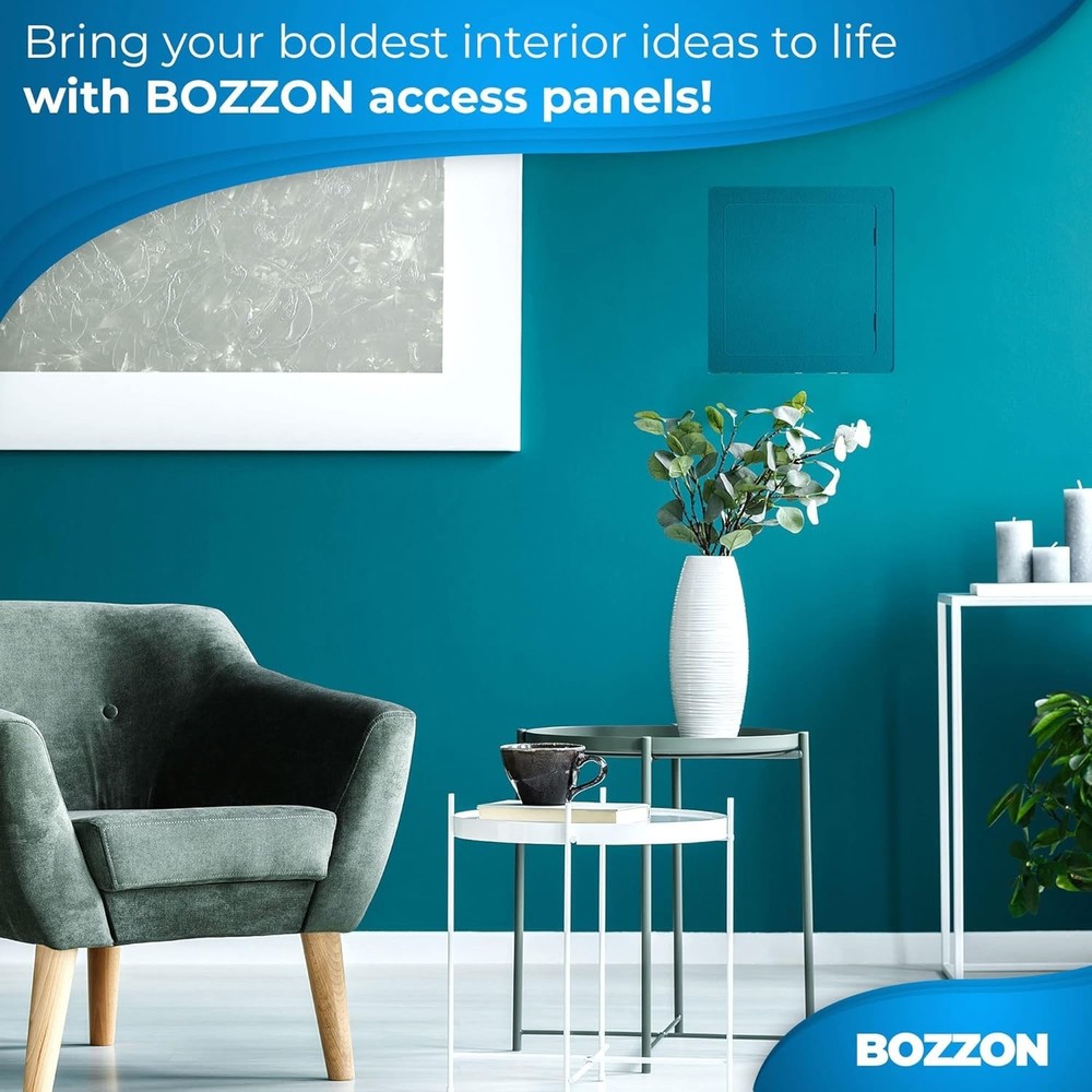 Easy-Fit 12x12 Access Panel - Modern White Design for Plumbing & Utility Access