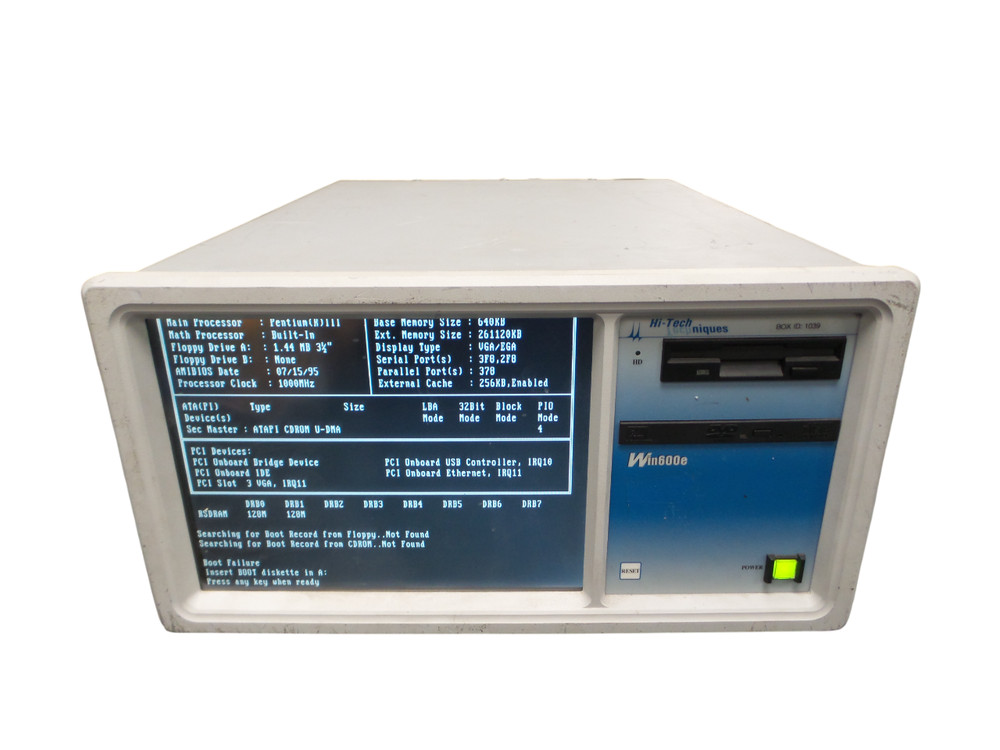 Hi-Techniques Win600 Data Acquisition System - Free Shipping
