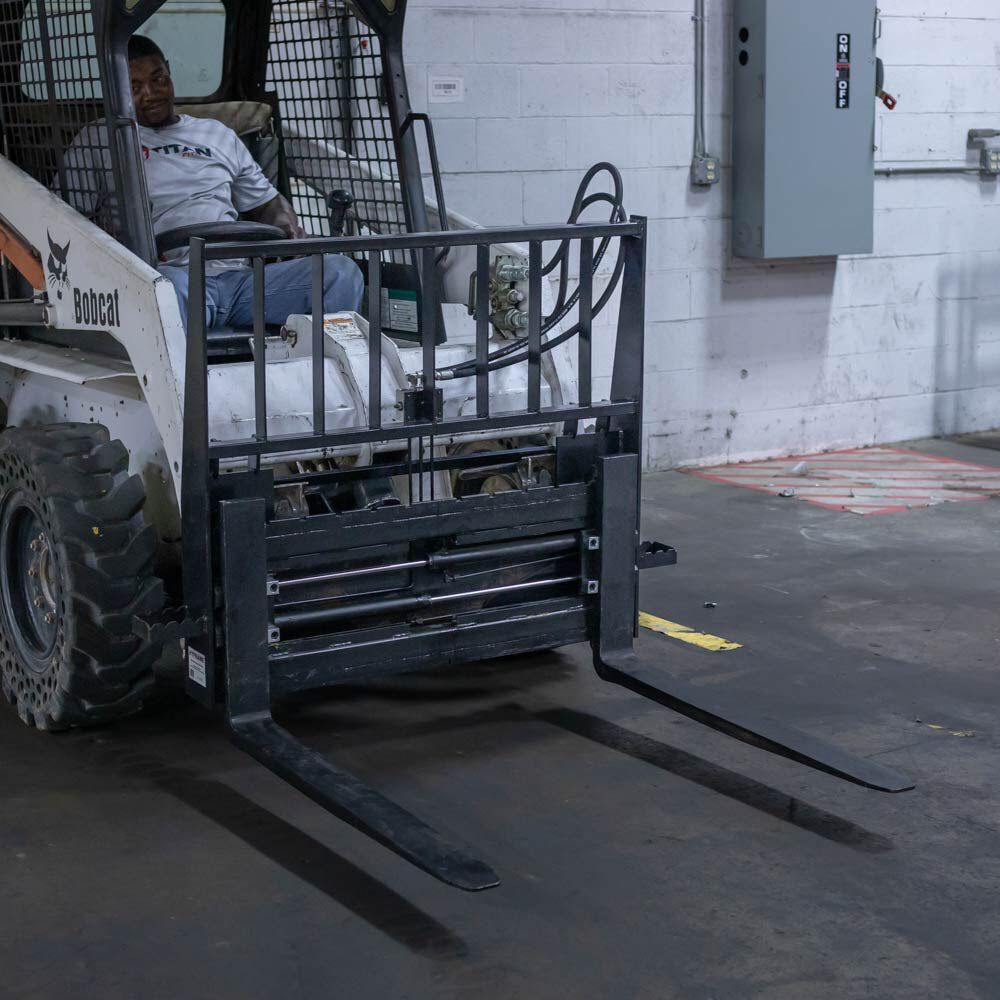 Titan Attachments Standard Series Adjustable Hydraulic Sliding SS Fork Frame