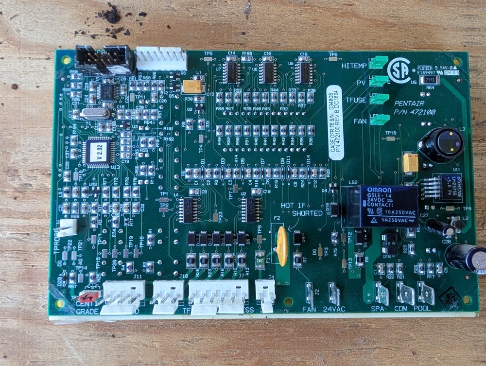 Pentair Mini Max 400 Pool Heater Electronics Control Board