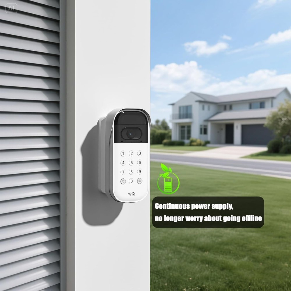 Continuous Power Solution for Video Keypad