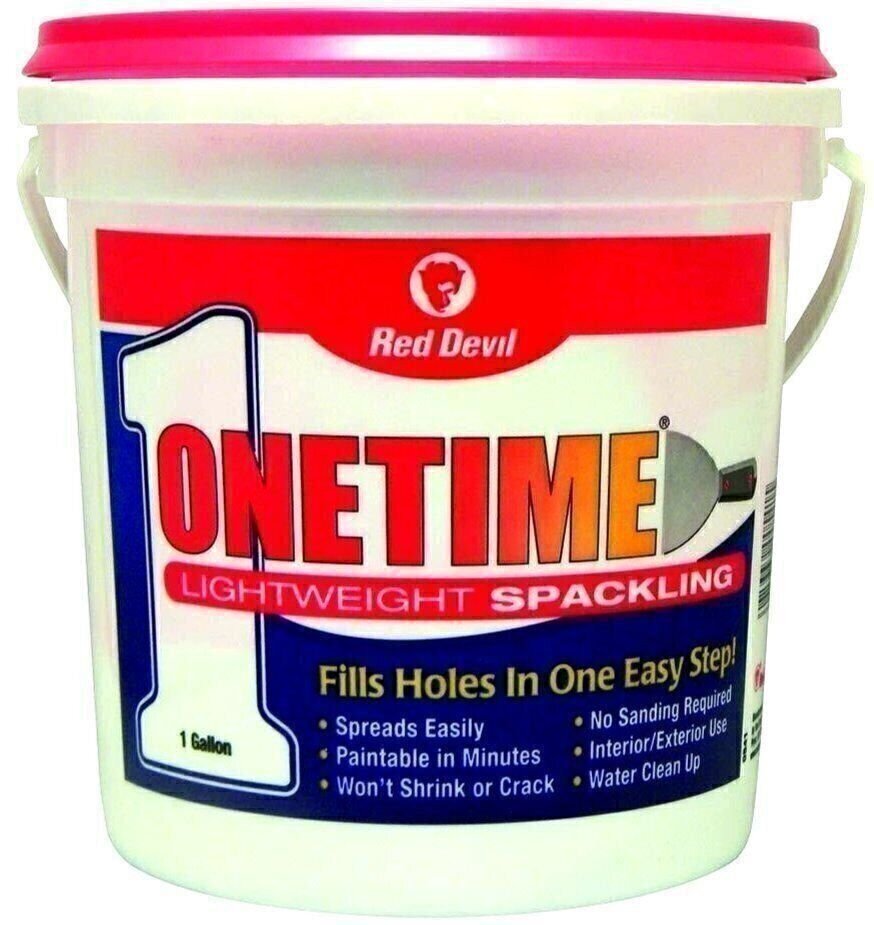 Red Devil 0541 ONETIME Lightweight Spackling 1 Gallon White