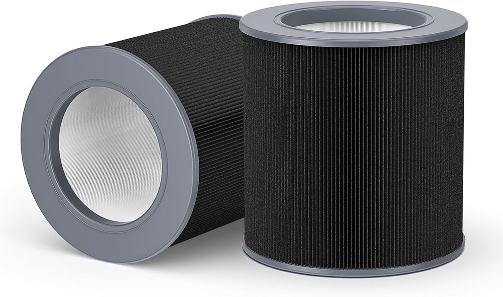 2-Pack Replacement Filter for Molekule Air Mini / Mini+ PECO-HEPA H13 Carbon