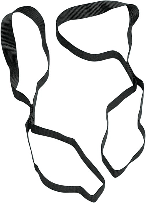 PU Tie-Down Extensions 18" L x 1" W Black