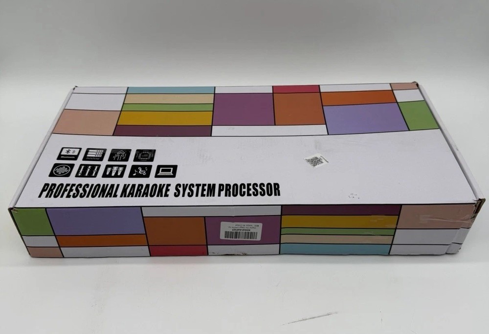 Heayzoki Digital Karaoke Mixer DSP USB Bluetooth Audio Processor Open Box