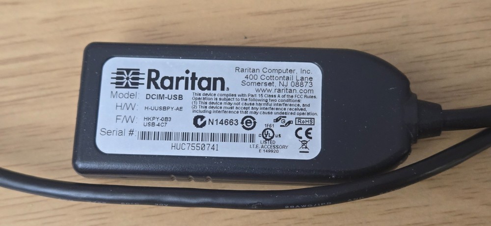 Raritan DCIM-USB Computer Interface