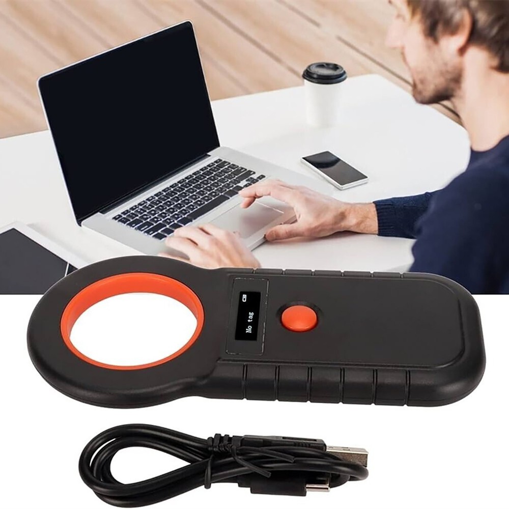 Pet Dog Cat Tag ID Reader FDX-B EMID Chip Scanner Microchip Identification