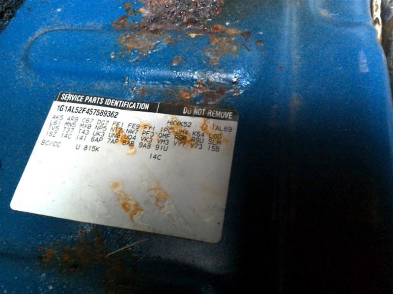 Driver Left Front Door Latch Fits 05 Cobalt 3124568
