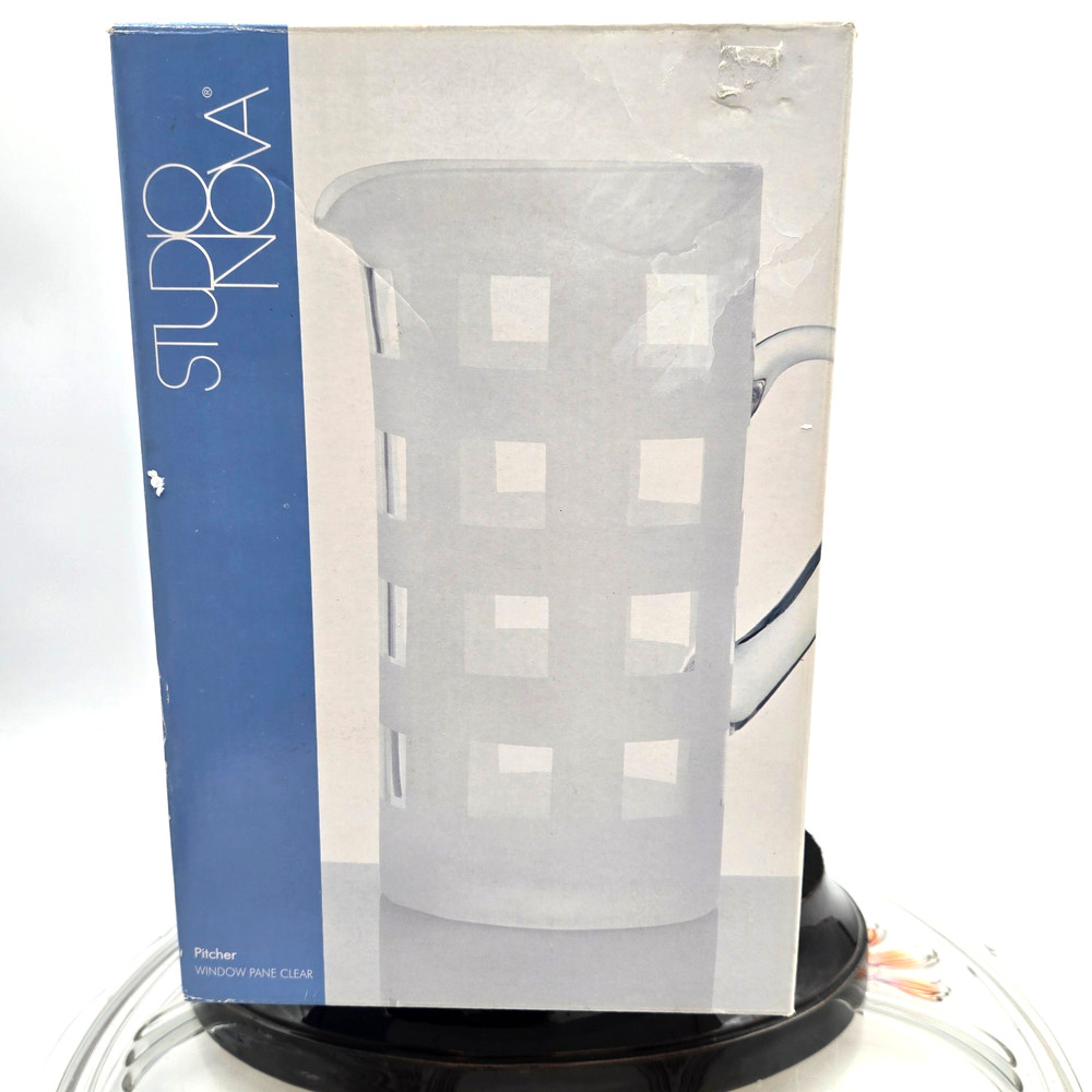 Studio Nova Pitcher Window Pane Clear
