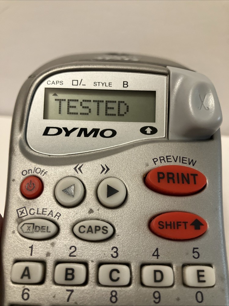 Dymo Label Maker Letra Tag Handheld Tested Works Great
