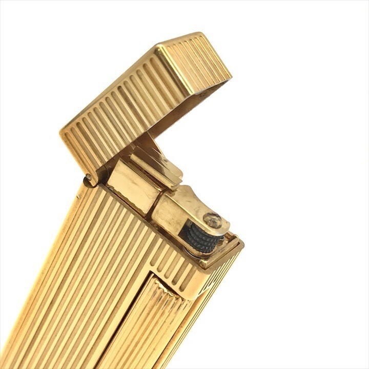 Overhauled Dunhill Gas Lighter Gold with box