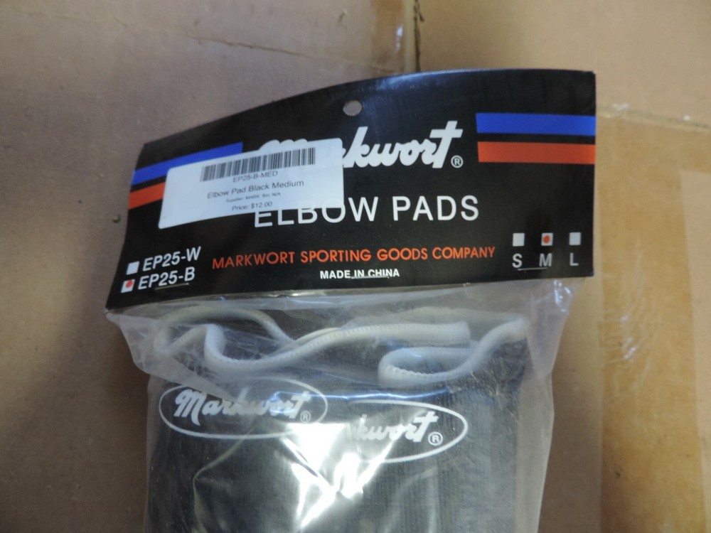 Markwort Sporting Goods Black Elbow Pad Set (EP25-B) medium