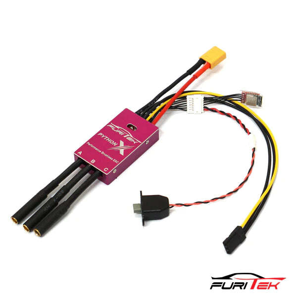 FURITEK PYTHON X TEAM SPEC 80A/120A BRUSHED/BRUSHLESS ESC FOR 1/10 RC CRAWLERS W
