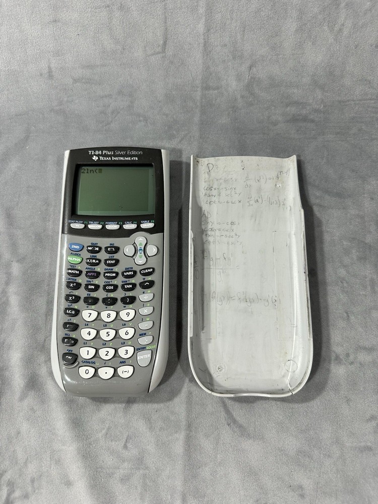 Texas Instruments TI-84 Plus Silver Edition Graphing Calculator Tested