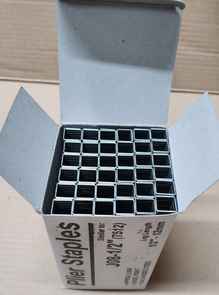 Generic Senco J08 1/2" Staples - 2 Boxes