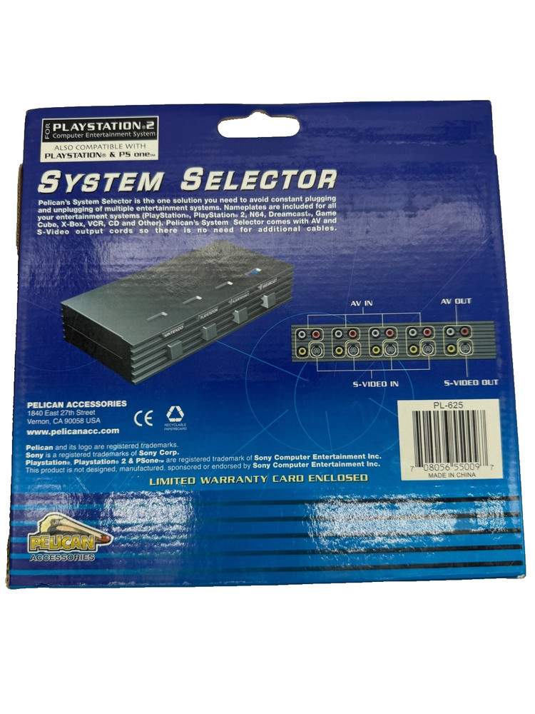 Pelican System Selector PL-625
