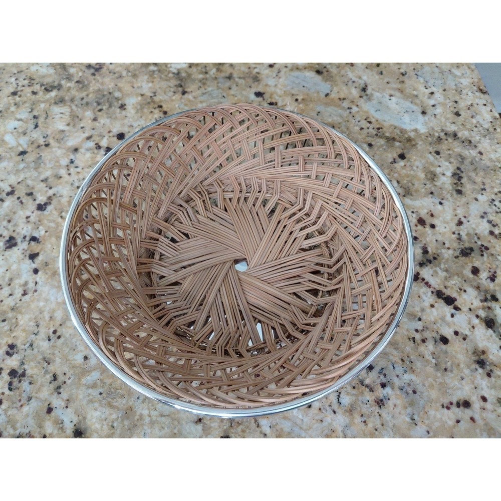 Gorham Silver Fruit Bowl YC742, 9.5" wire, round