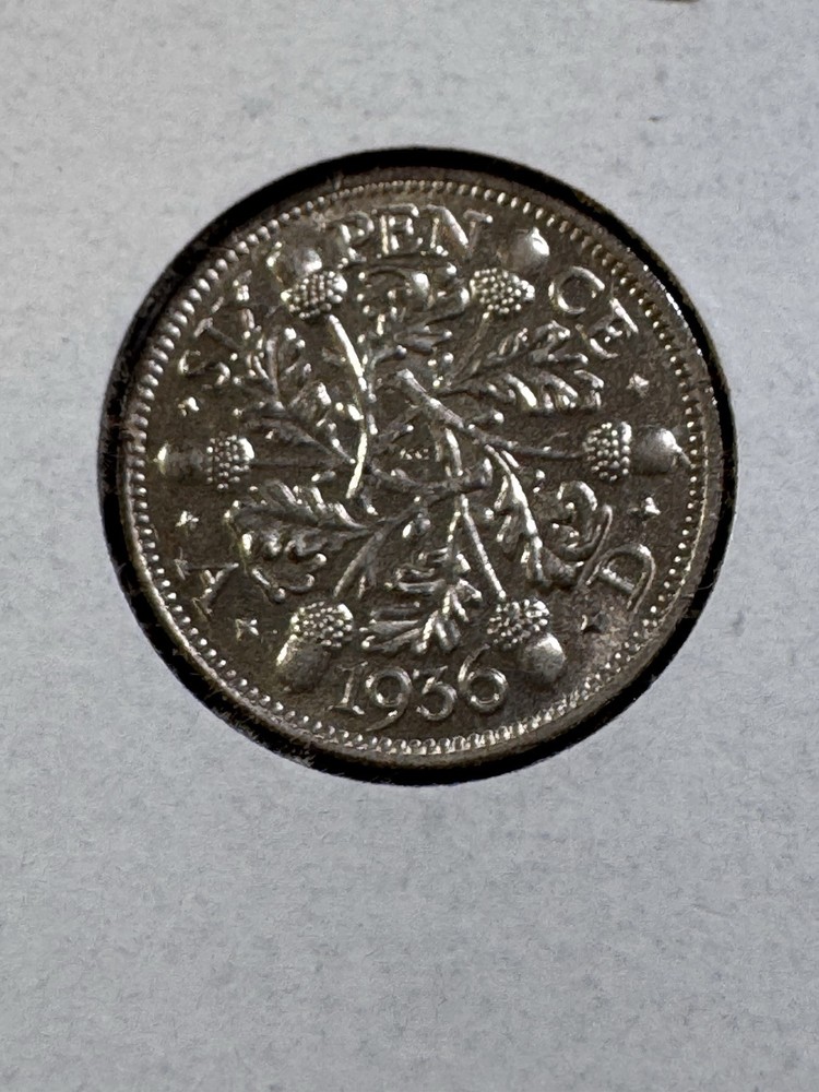 1936 Great Britain Silver 6 Pence