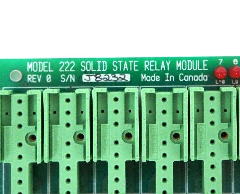 SCIEMETRIC INSTRUMENTS MODEL 222 SOLID STATE RELAY MODULE REV 0