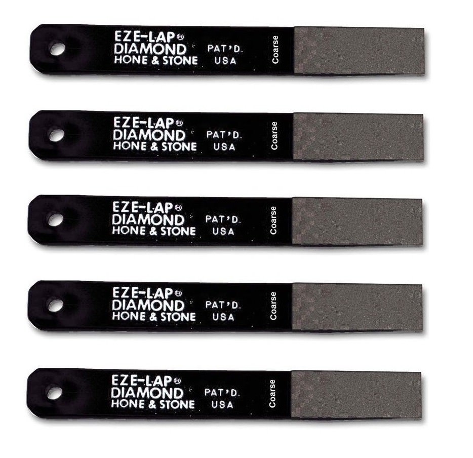 5 PACK Eze-Lap Knife Sharpener Coarse Grit Diamond Knife Sharpener on a Paddle