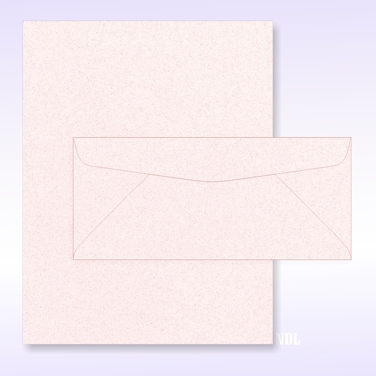 NextFiber Letter Heads & Envelopes (Rose) - 50 Sheets & Envelopes Per Pack