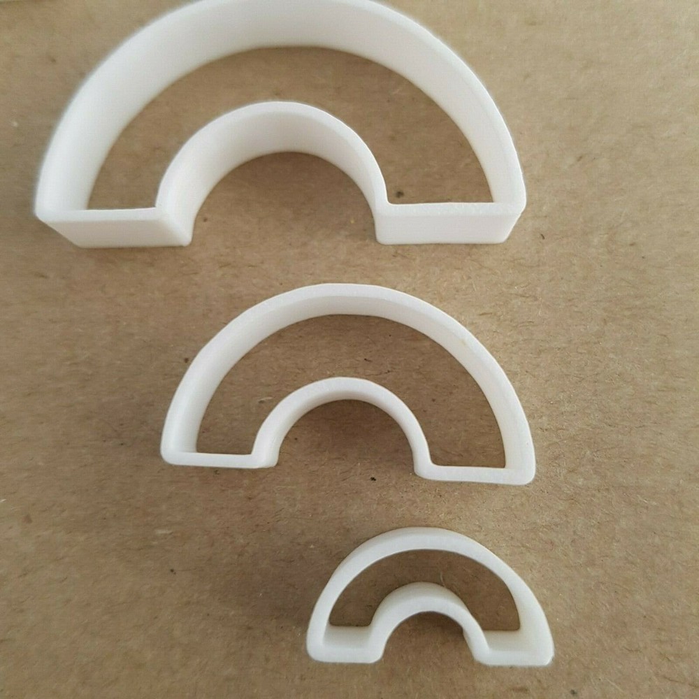 Rainbow Shape Mini Fondant Cutter Small Sugarcraft Icing Tiny Sharp Stencil