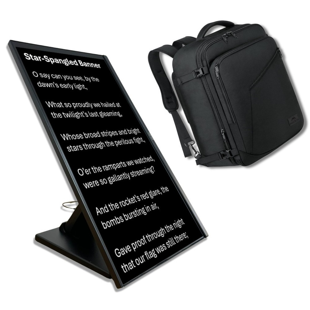 BLACK BOX Prompter Echo GO! (Includes Backpack)