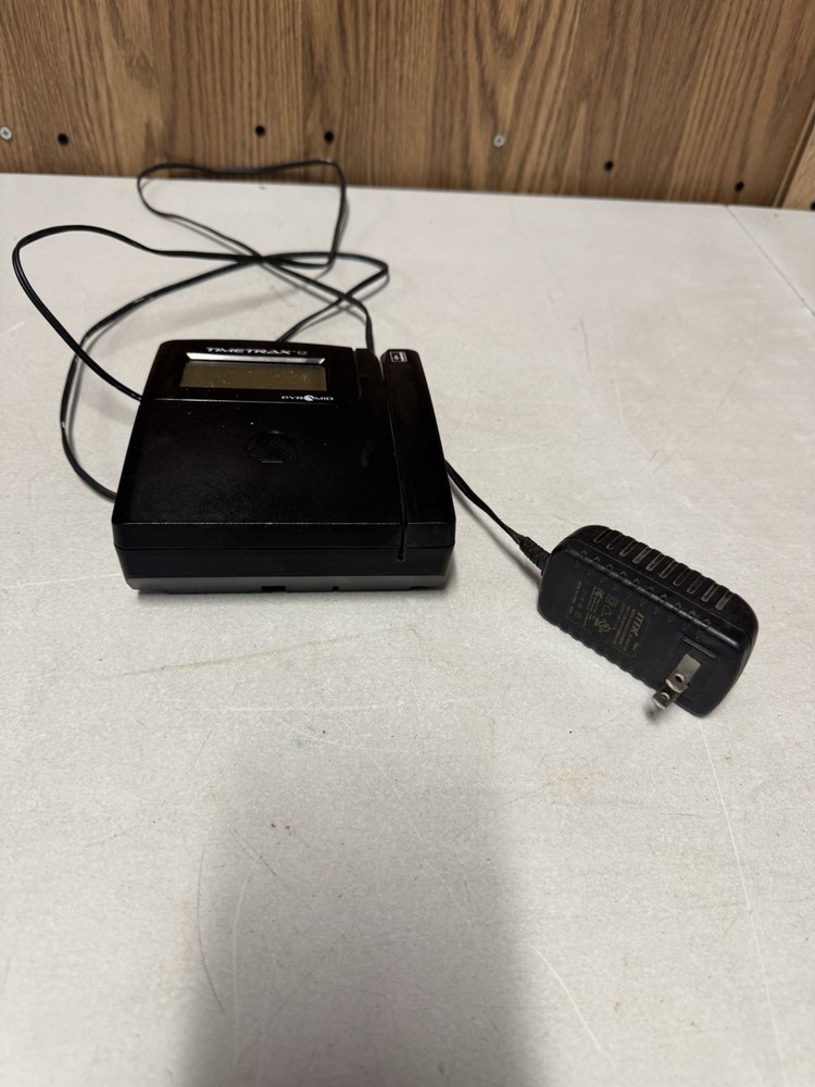Pyramid TimeTrax EZ Time Clock w/ Power Adapter – Untested